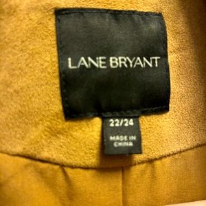 Faux suede moto jacket